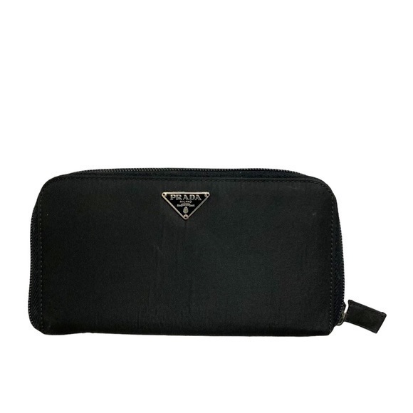 Prada Nylon Zipper Clutch Wallet Vintage